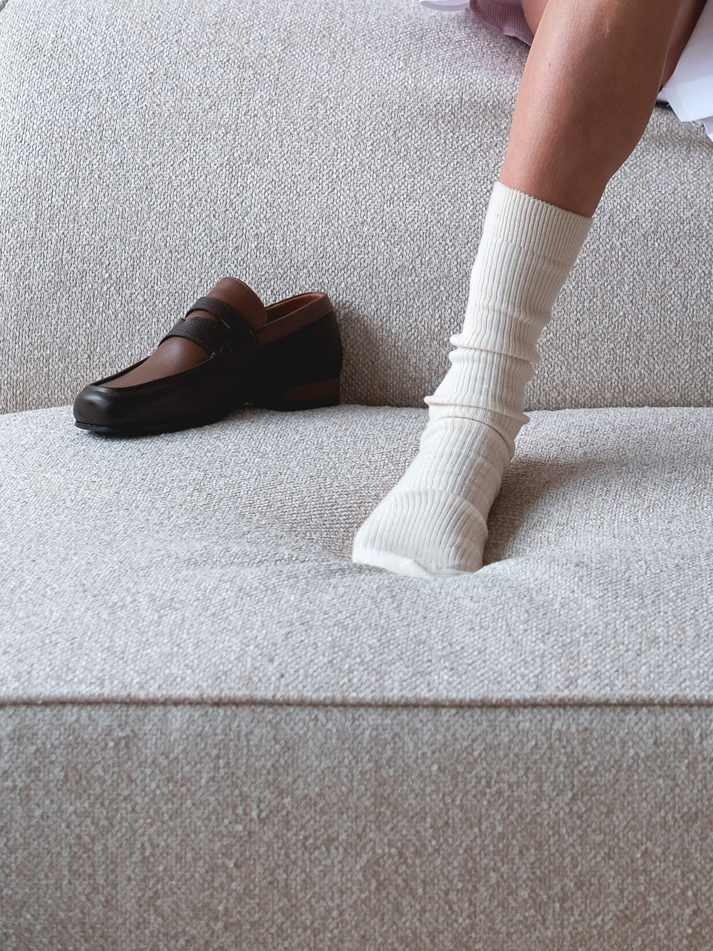 Mocassin Othilie Bicolore - Léopoldine de Galzain