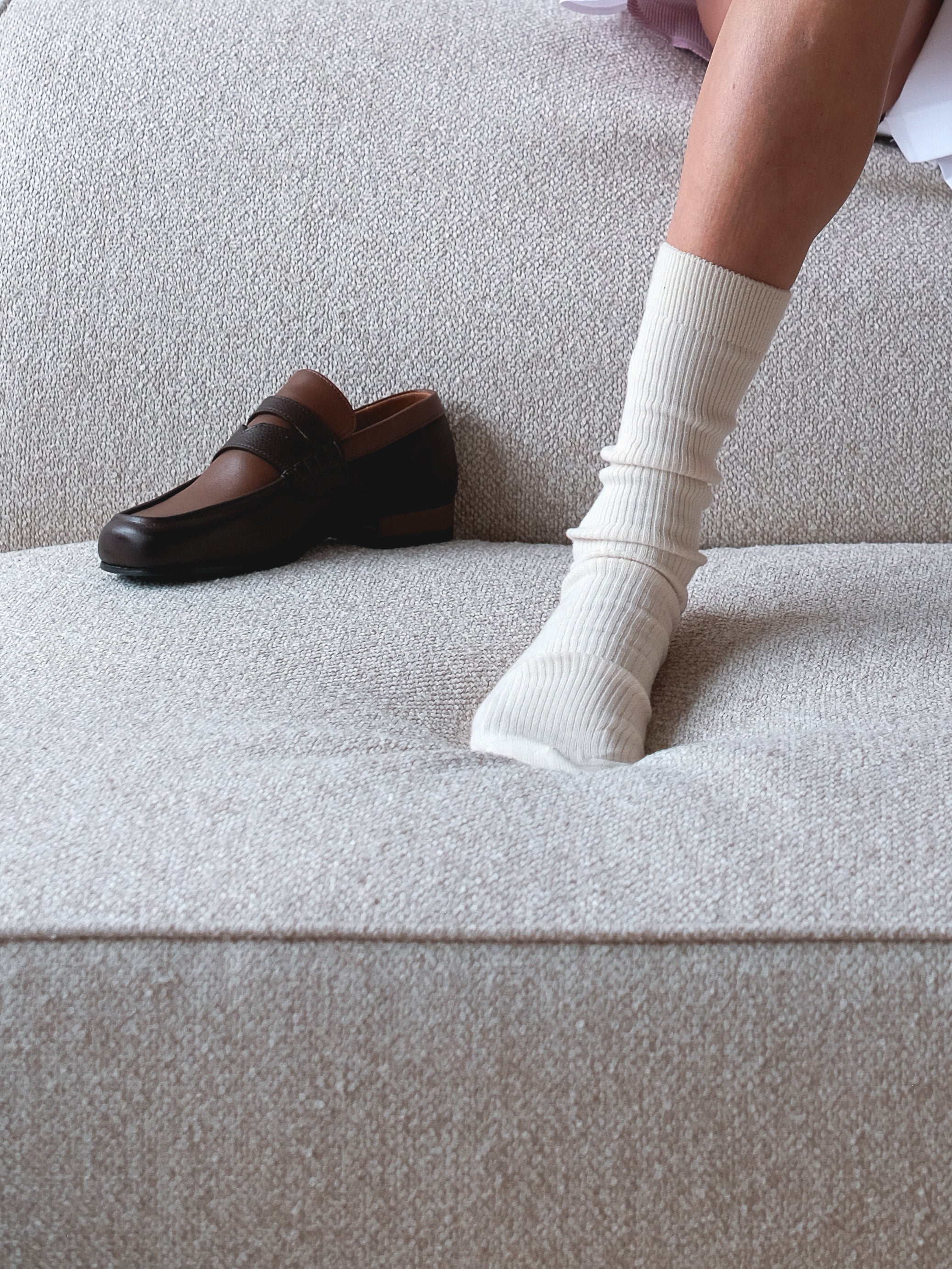 Mocassin Othilie Bicolore - Léopoldine de Galzain