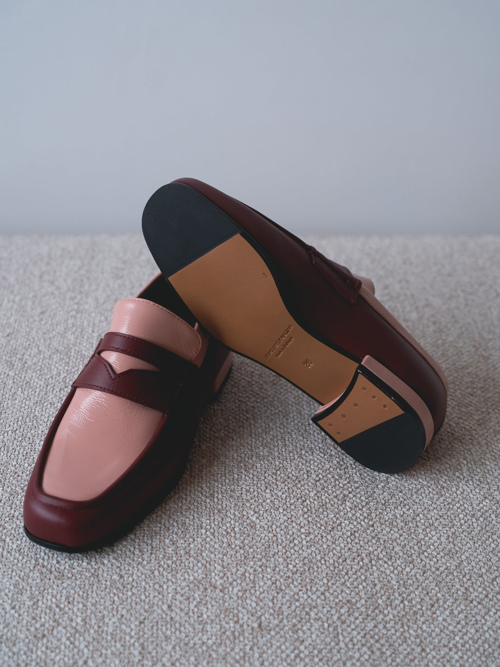 Mocassin Othilie Bicolore - Léopoldine de Galzain