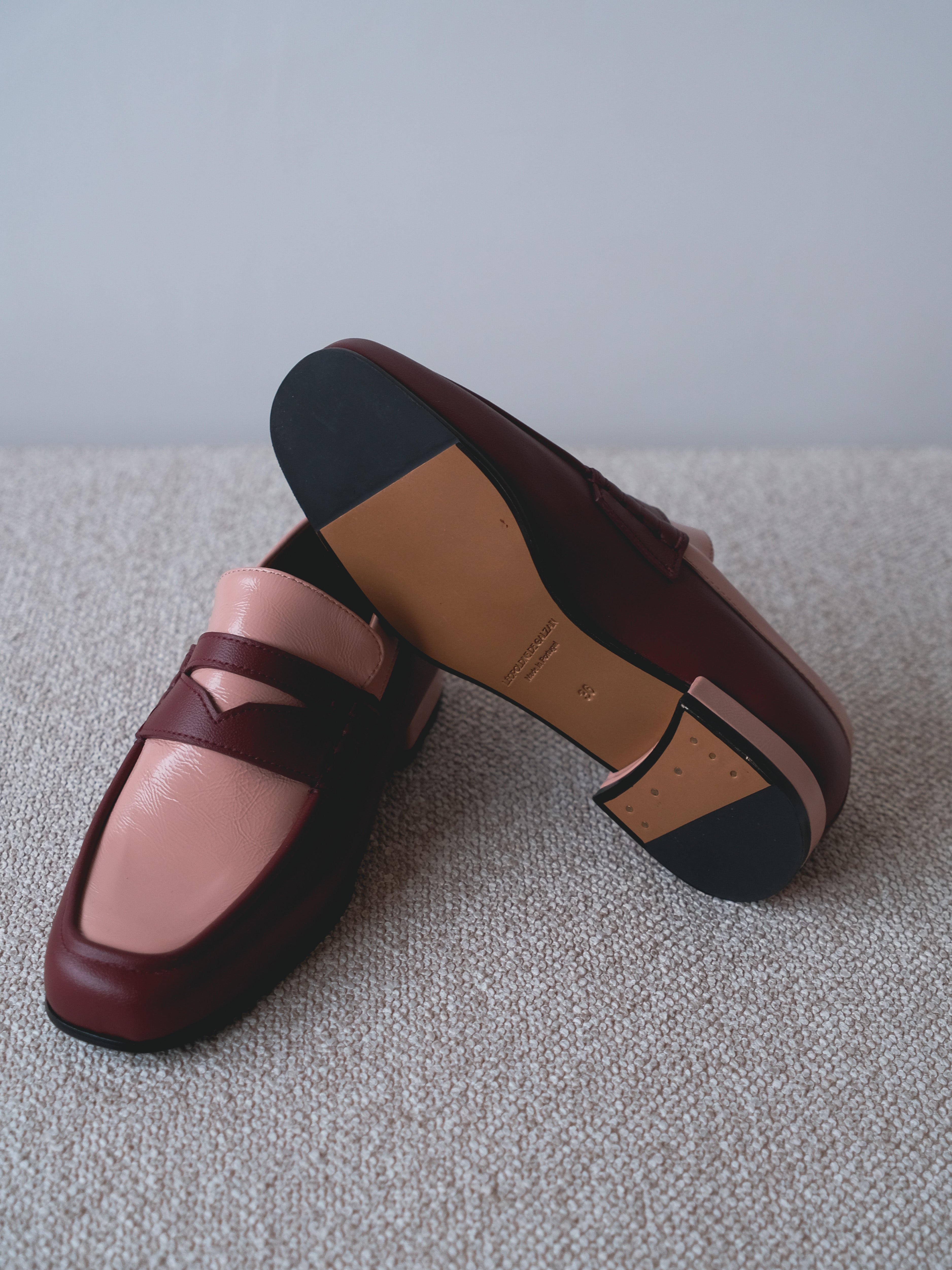 Mocassin Othilie Bicolore - Léopoldine de Galzain