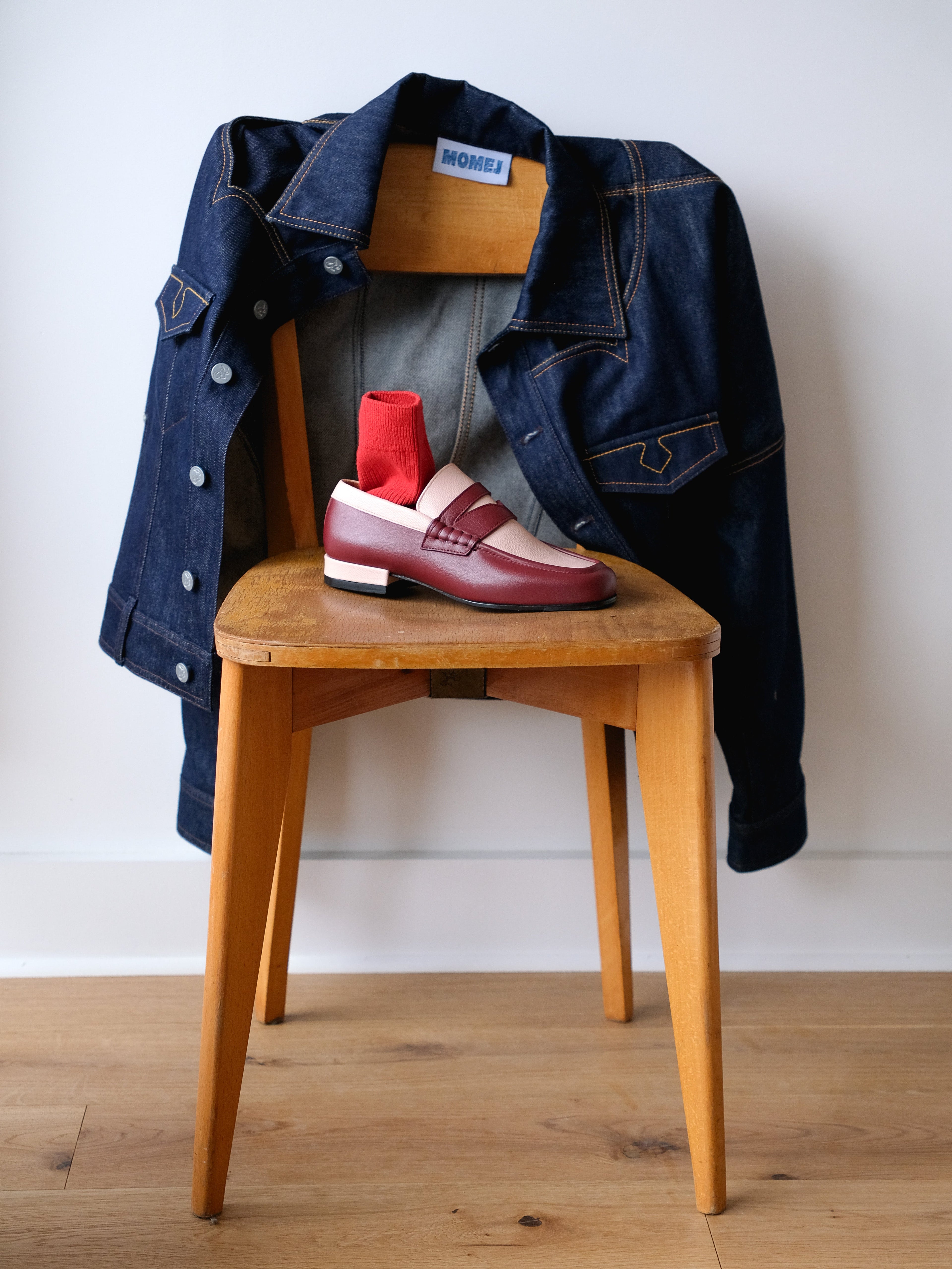 Mocassin Othilie Bicolore - Léopoldine de Galzain